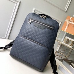 Replica Louis Vuitton Navy Blue Damier Avenue Backpack