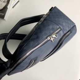 Replica Louis Vuitton Navy Blue Damier Avenue Backpack