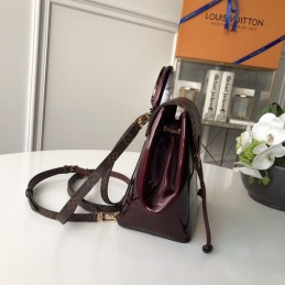 Replica Louis Vuitton Brown Monogram Burgundy Hot Springs Backpack