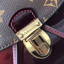 Replica Louis Vuitton Brown Monogram Burgundy Hot Springs Backpack