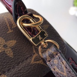Replica Louis Vuitton Brown Monogram Burgundy Hot Springs Backpack