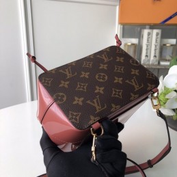 Replica Louis Vuitton Brown Monogram Red Hot Springs Backpack