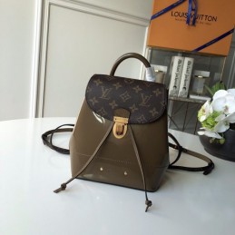 Replica Louis Vuitton Brown Monogram Taupe Hot Springs Backpack