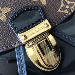 Replica Louis Vuitton Brown Monogram Black Hot Springs Backpack