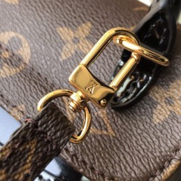 Replica Louis Vuitton Brown Monogram Black Hot Springs Backpack