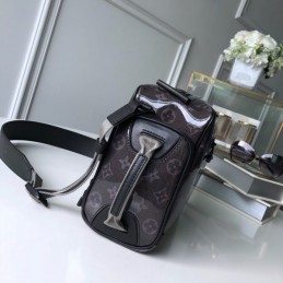 Replica Louis Vuitton Brown Monogram Titanium Camera Bag