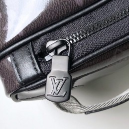 Replica Louis Vuitton Brown Monogram Titanium Camera Bag