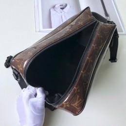 Replica Louis Vuitton Brown Monogram Titanium Camera Bag Wide Strap