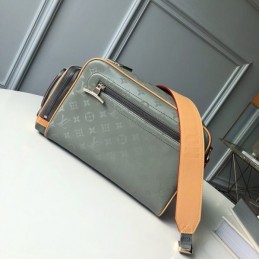 Replica Louis Vuitton Gray Monogram Titanium Camera Bag
