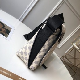 Replica Louis Vuitton White Damier Matchpoint Messenger