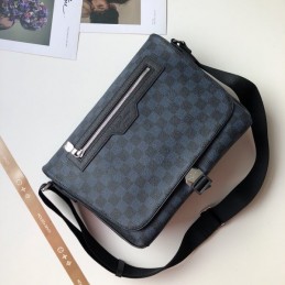 Replica Louis Vuitton Blue Damier Cobalt Matchpoint Messenger