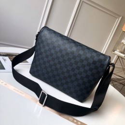 Replica Louis Vuitton Blue Damier Cobalt Matchpoint Messenger