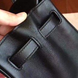 Replica Hermes Black Birkin 30 Palladium Hardware Bag
