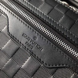 Replica Louis Vuitton Black Damier Graphite Avenue Soft Briefcase
