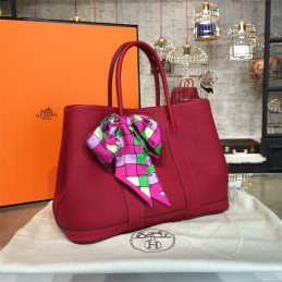 Replica Hermes Red Garden Party 30 Bag