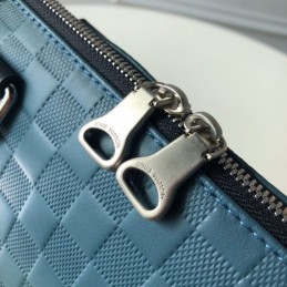 Replica Louis Vuitton Blue Damier Cobalt Avenue Soft Briefcase