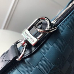Replica Louis Vuitton Blue Damier Cobalt Avenue Soft Briefcase