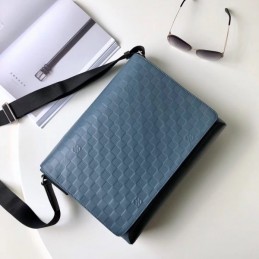 Replica Louis Vuitton Blue Damier Cobalt District MM