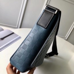 Replica Louis Vuitton Blue Damier Cobalt District MM