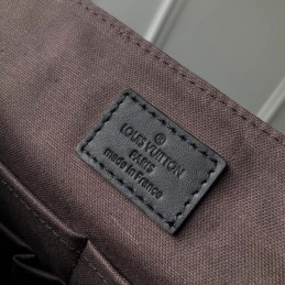 Replica Louis Vuitton Black Damier Graphite District MM with Large Check Pattern