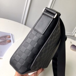 Replica Louis Vuitton Black Damier District PM