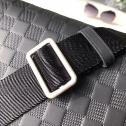 Replica Louis Vuitton Black Damier District PM