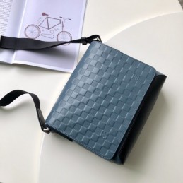 Replica Louis Vuitton Blue Damier Cobalt District PM
