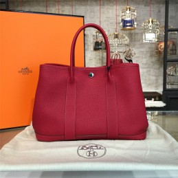Replica Hermes Red Garden Party 30 Bag