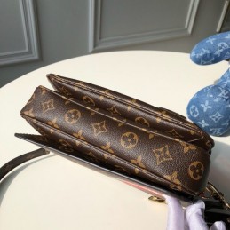 Replica Louis Vuitton Brown Monogram Travel Patch Metis Pochette