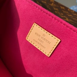 Replica Louis Vuitton Brown Monogram Travel Patch Metis Pochette