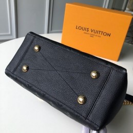 Replica Louis Vuitton Black Embossed Monogram Surene BB