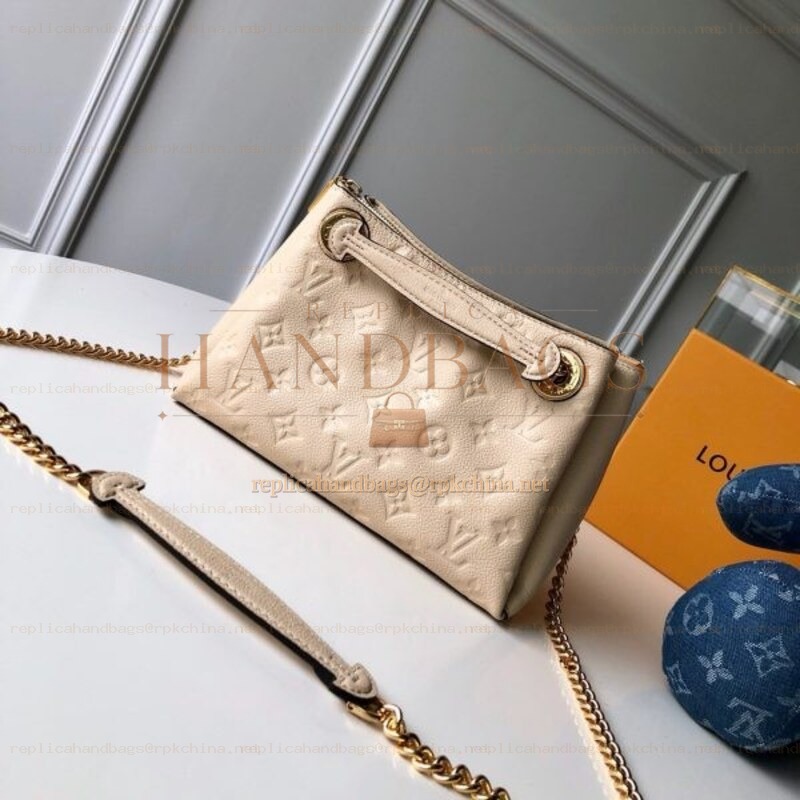 Replica Louis Vuitton Beige Embossed Monogram Surene BB