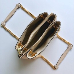 Replica Louis Vuitton Beige Embossed Monogram Surene BB