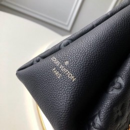 Replica Louis Vuitton Navy Blue Embossed Monogram Surene BB