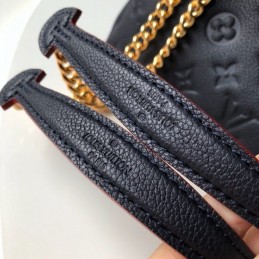 Replica Louis Vuitton Navy Blue Embossed Monogram Surene BB