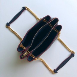 Replica Louis Vuitton Navy Blue Embossed Monogram Surene BB