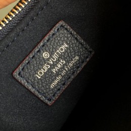 Replica Louis Vuitton Navy Blue Embossed Monogram Surene BB