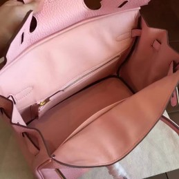 Replica Hermes Pink Birkin 30 Gold Hardware Bag