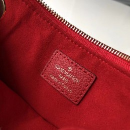Replica Louis Vuitton Brown Monogram Red Trim Surene BB