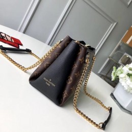 Replica Louis Vuitton Brown Monogram Black Trim Surene BB