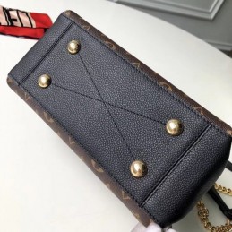 Replica Louis Vuitton Brown Monogram Black Trim Surene BB