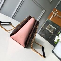 Replica Louis Vuitton Brown Monogram Navy Blue Trim Surene BB