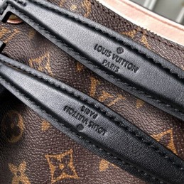 Replica Louis Vuitton Brown Monogram Navy Blue Trim Surene BB
