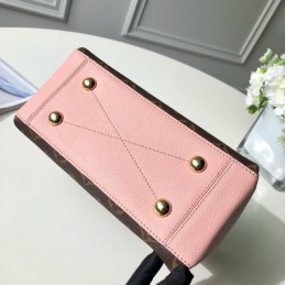 Replica Louis Vuitton Brown Monogram Navy Blue Trim Surene BB
