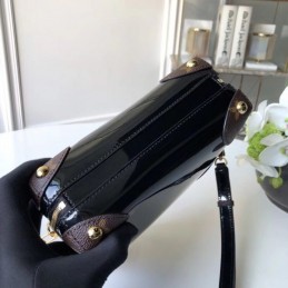Replica Louis Vuitton Brown Monogram Black Venice