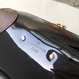 Replica Louis Vuitton Brown Monogram Black Venice