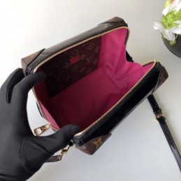 Replica Louis Vuitton Brown Monogram Black Venice