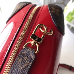 Replica Louis Vuitton Brown Monogram Red Venice