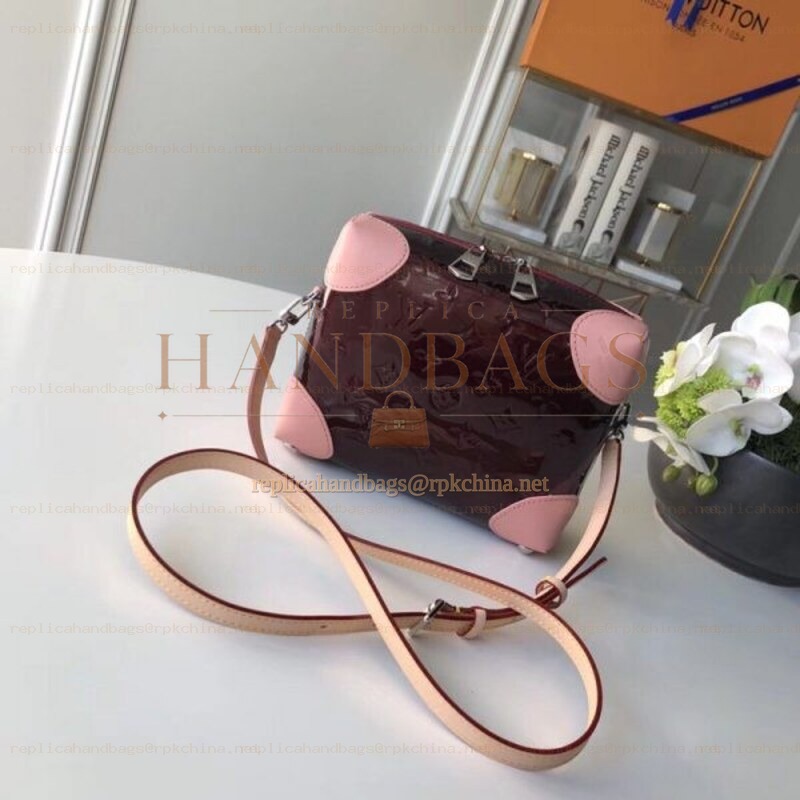 Replica Louis Vuitton Burgundy Monogram Pale Pink Venice