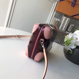 Replica Louis Vuitton Burgundy Monogram Pale Pink Venice